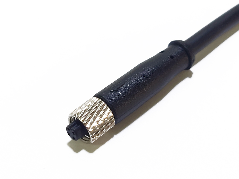 SENSOR CONNECTOR M5 SOCKET 4POS FEMALE CABLE ASSEMBLY IP67 WATERPROOF