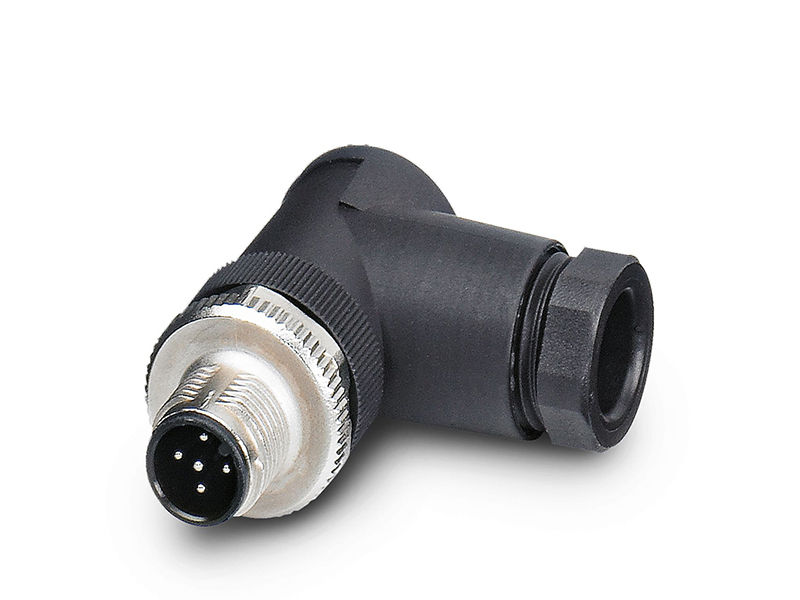M12 CONNECTOR A CODE FIELD INSTALLATION 5PIN PLUG ANGLE RIGHT